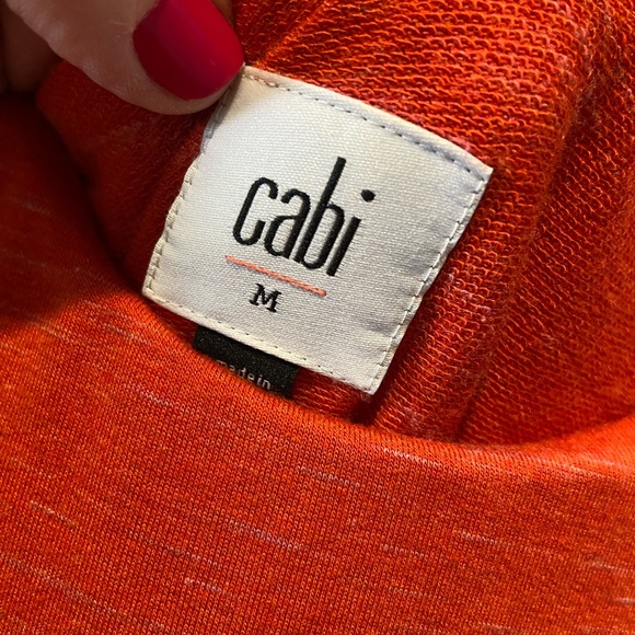 Cabi #5972~Weekend Dress~Stunning Sunset Orange~Scoop Neck~Back Tie Detailing - Picture 10 of 11